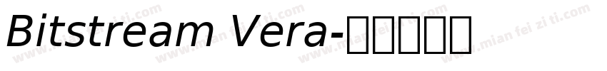 Bitstream Vera字体转换